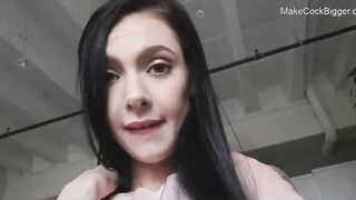 Shy bimbo plowed inside the butt. Cum into mouth. Cutie