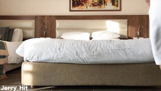 Elite Prostituierte into allen Lochern des Hotels gefickt