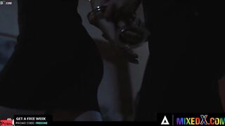 MIXEDX 1 Of A Kind Agent Amirah Helps Tiffany Tatum Gotten Off with