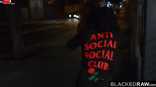 BLACKEDRAW sexy Cecilia hooks up with smooth talking Sly