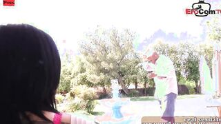 Beauty Tattoo bimbo get anal plowed from bbc