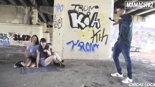 MAMACITAZ - Superb Girls Francys Belle & Luna Rival have Crazy Hot Dyke Sex Outdoor
