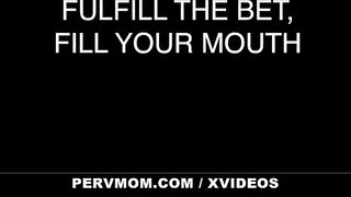 Gigantic Boobed Milf Dames Milks Stepson