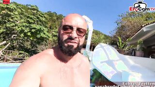 Big Boobed Hispanic Hooker boned public with the Tourist
