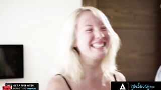 GIRLSWAY - Dixie Lynn Has Her Pussy Finger Bang Hard By