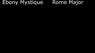 3-way swallow rome major big black cock ebony mystique and amari gold