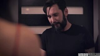 Man fucks escort as wife is next to them
