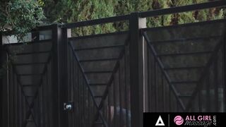 ALL WOMEN MASSAGE - Pervert Neighbor Has A Hard three Way With goddess Kenzie Madison And Bella Rolland