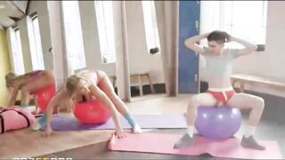 Jordi fucks gym trainer Rebecca Moore