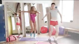 Jordi fucks gym trainer Rebecca Moore
