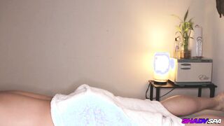 BIG Stud Gets Blowjob at Massage Parlor