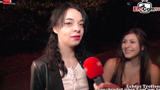 Spontaneous outdoors sex with a slim Teenage chick