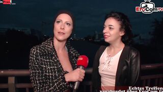 Spontaneous outdoors sex with a slim Teenage chick