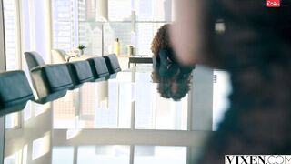 VIXEN Great thin Cecilia Lion seduces her playboy boss