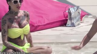 2 Zaddy's Take Turns DPing 2 Goddess MILFs