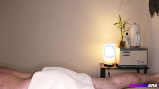 GABBY The MILF Sucks Off Client after Massage