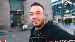 Fat german bimbo inside nylons in a real banged!! date with a stranger