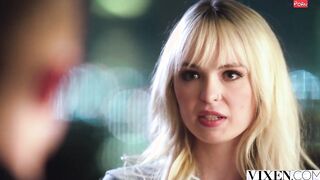 VIXEN Super Beauty Blonde loves helping her boss any way she can