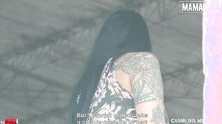 CARNEDELMERCADO - (Melina Zapata, Mister Marco) - Gigantic Booty Latina Goth Pussy With Mouth Fuck Her In Her Tattooed Pussy Full Sex Tape