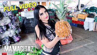 CARNEDELMERCADO - (Melina Zapata, Mister Marco) - Gigantic Booty Latina Goth Pussy With Mouth Fuck Her In Her Tattooed Pussy Full Sex Tape