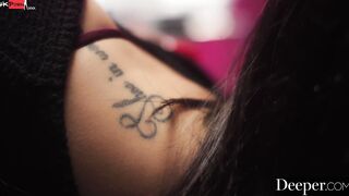 Deeper. Nina explores pleasure and pain with tattoo artist