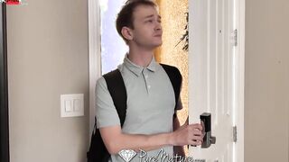 PUREMATURE Long Tit Older Lillian Stone Fucks Huge Cock