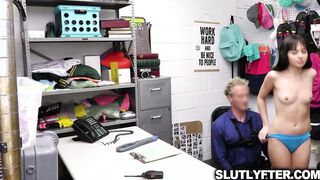 Aria gets interrogated for shoplifting