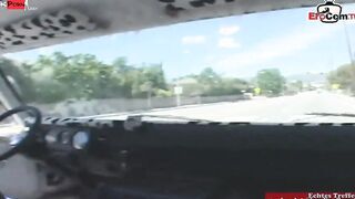 First Date porn video – Dark Hair petite school sluts teenie Year Older with small boobies has car sex