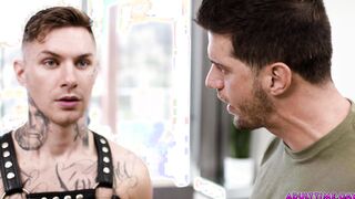 Submissive and obedient recruit dominated