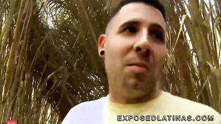 exposedlatinas - Latina eighteen year older fucked outdoor by surprised dude
