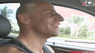 Blonde ex-ex-wife with long melons likes the white penis more than the ebony