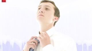 MasonicBoys - Handsome young boy gets stroked and probed by dominatrix daddy