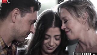 Natalie Brooks' Godparents Welcome Her In With A 3-Way