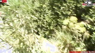 Dark Haired Mature with long Boobies enjoy the long ebony cock from next door