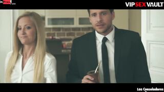 LOS CONSOLADORES - Cute Blonde Arteya Relaxes With Beauty Three-Way - VIP SEX VAULT