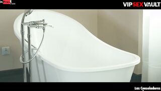 LOS CONSOLADORES - Cute Blonde Arteya Relaxes With Beauty Three-Way - VIP SEX VAULT