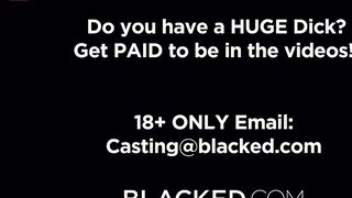 BLACKEDRAW sexy Serena loves a crazy hot time & long huge ebony penis