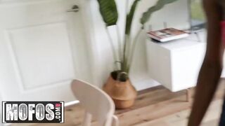 MOFOS - Black Teenagers Kinsley Karter sucks white dick point of view