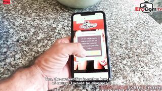 Red haired Hispanic Goddess sucking off dick into the pov Date