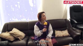 BUMSBESUCH - Gigantic Jugs German Pornstar Jolee Love Getting Plowed By Amateur Fan - LETSDOEIT