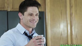 Devin help Adrian to release his load of cum