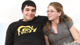 Ebony Guy Stretches Housewife Jenny Leigh While Her Cuck Watches