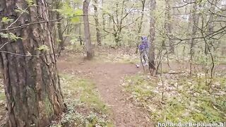 Dutch skank banged! into the woods
