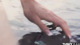 TUSHYRAW Blonde hot Haley getting her amazing ass gaped wide