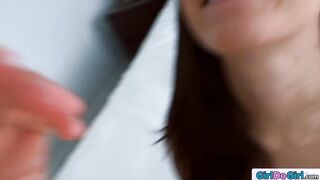 Redhead teen pov recorded pussy licking