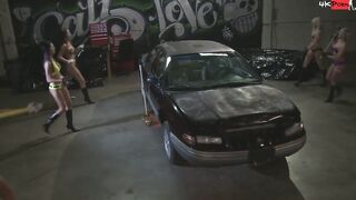 Blonde With Gigantic Jugs Shawna Lenee Vandalizes Cars And Sucks And Fucks