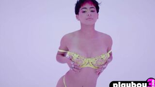 Amazing Latina Mia Valentine shows ass