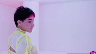Amazing Latina Mia Valentine shows ass