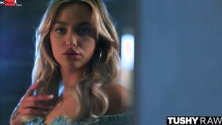 TUSHYRAW Tiny Blonde loves nothing more than anal pounding