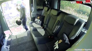 SCREWED IN TRAFFIC - Turned On Dark Hair Is Down To Banged Her Driver - VIP SEX VAULT